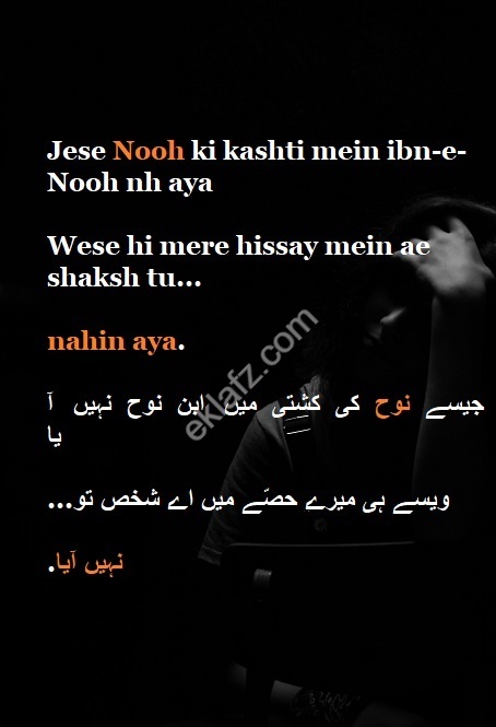 Jese Nooh ki kashti mein ibn e Nooh nahin aya (1)