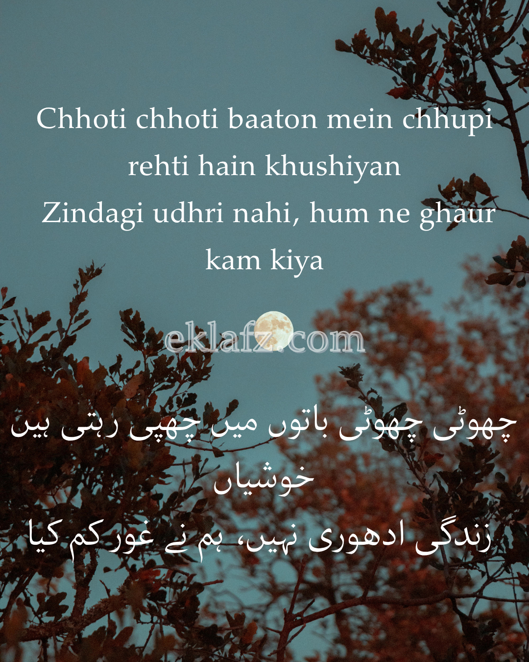 Chhoti chhoti baaton mein chhupi rehti hain khushiyan