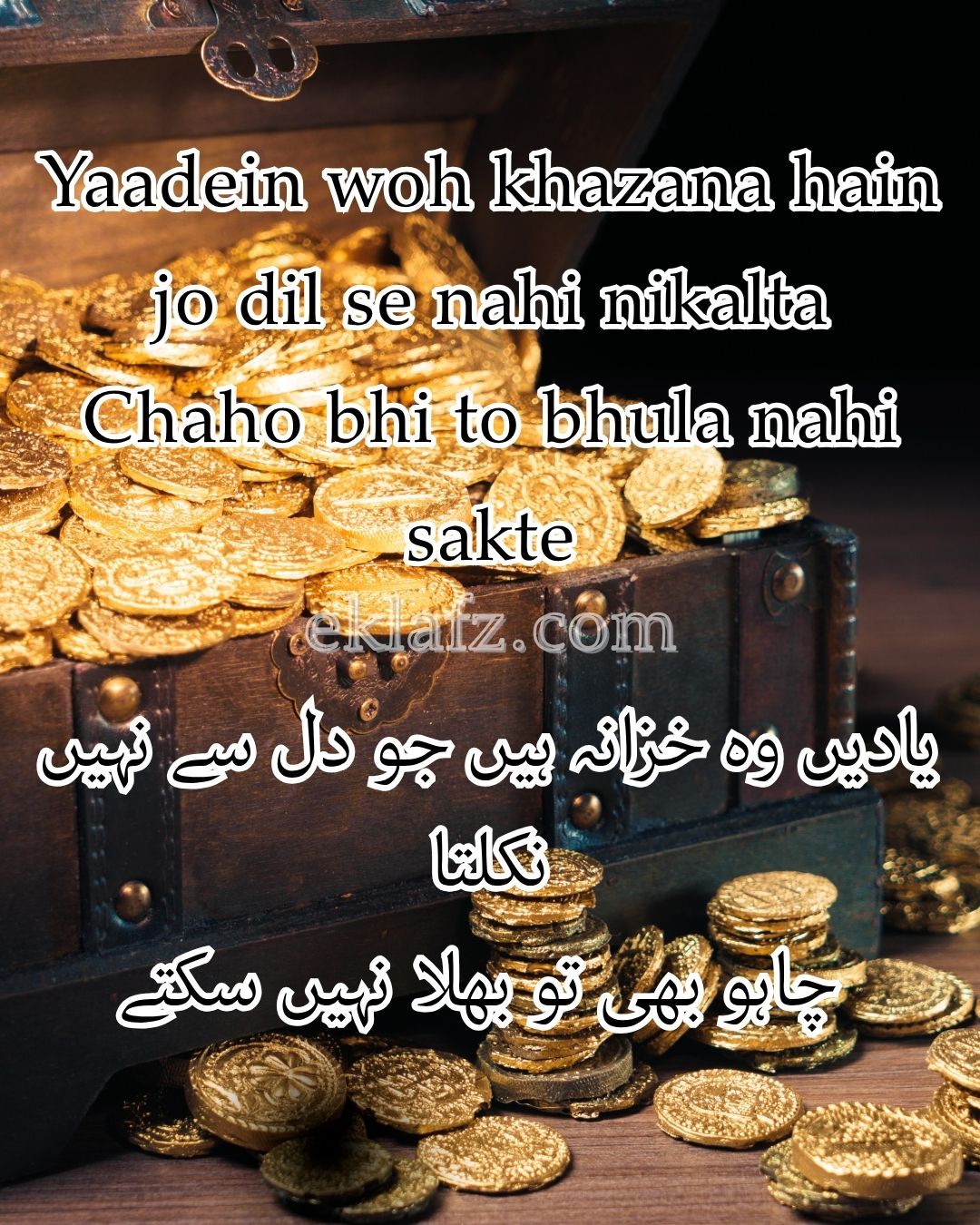 Yaadein woh khazana hain jo dil se nahi nikalta