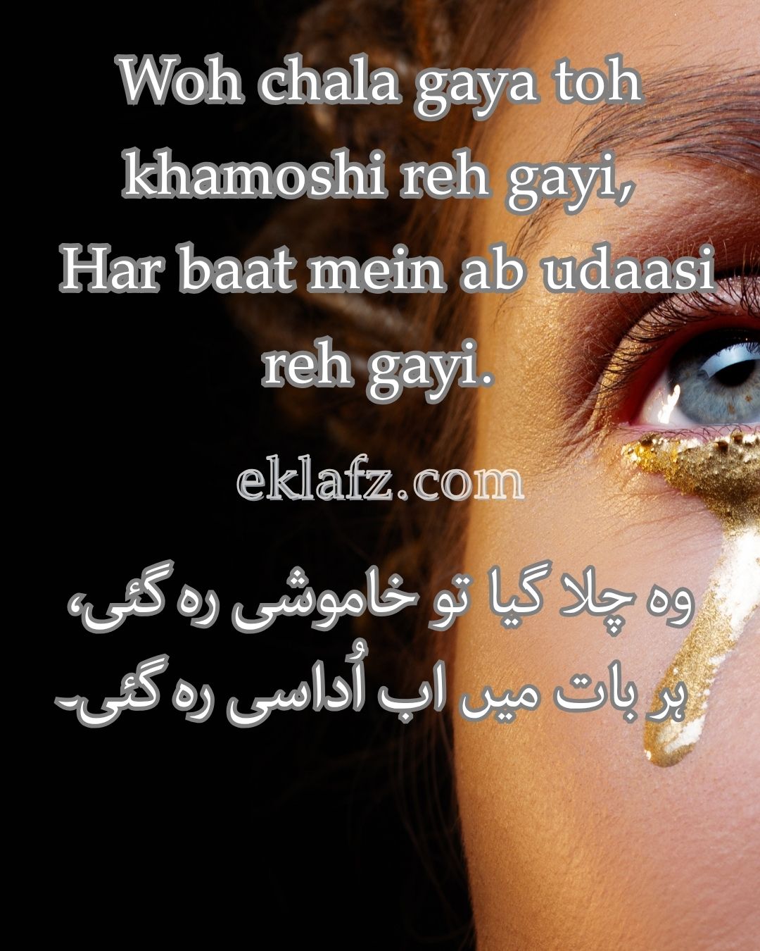 Woh chala gaya toh khamoshi reh gayi