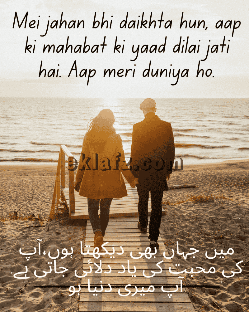 Mei jahan bhi daikhta hun aap ki mahabat ki yaad dilai jati hai
