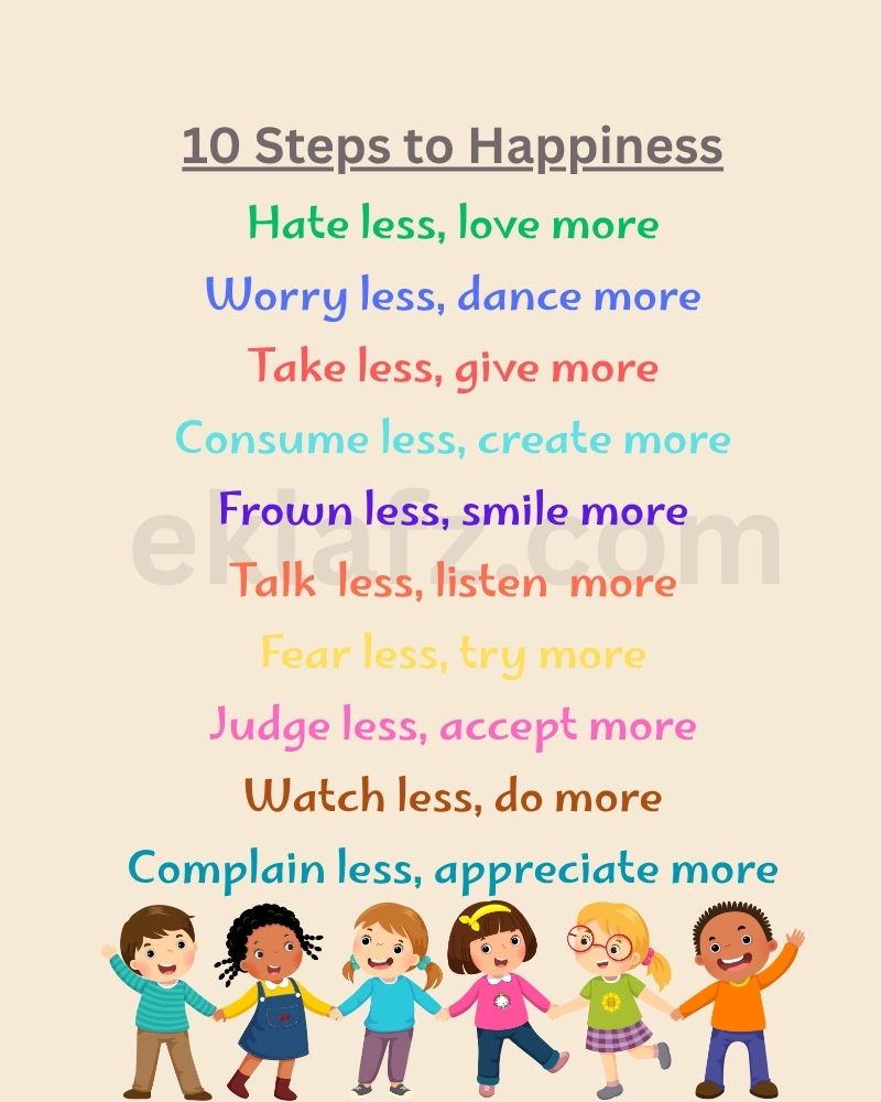 10 Steps to Happiness