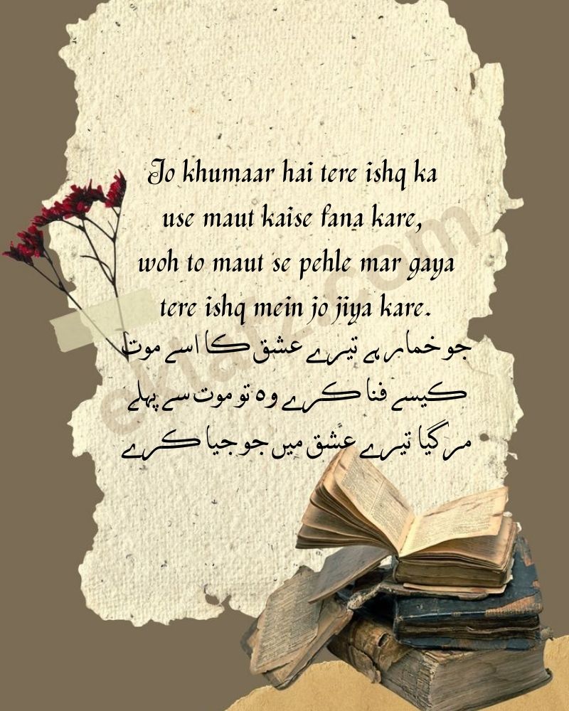 Jo khumaar hai tere ishq ka
