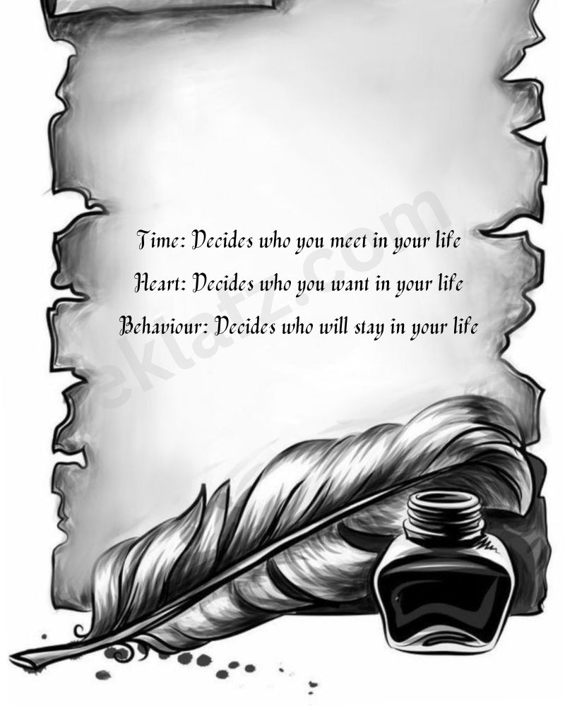 Time: Decides who you meet in your life