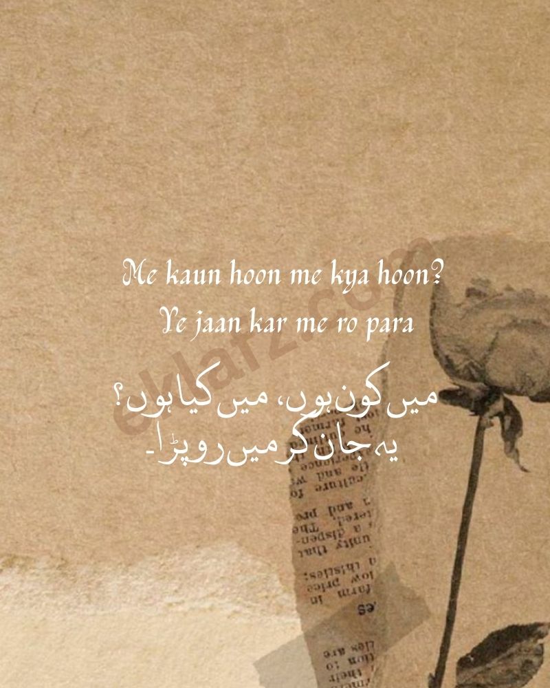 Me kaun hoon me kya hoon?
