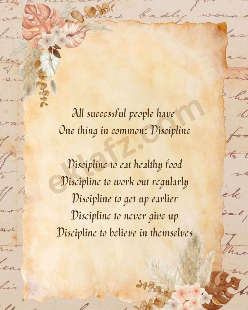 All successful people have