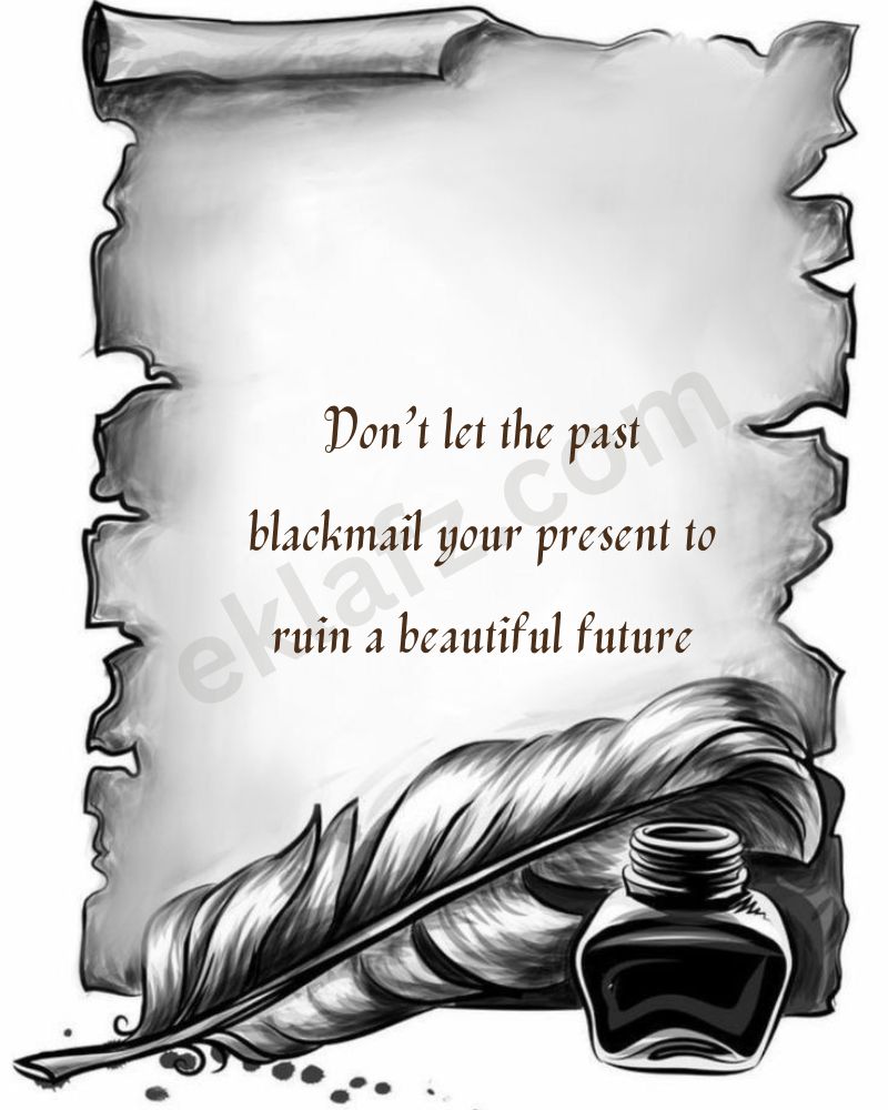 Don’t let the past