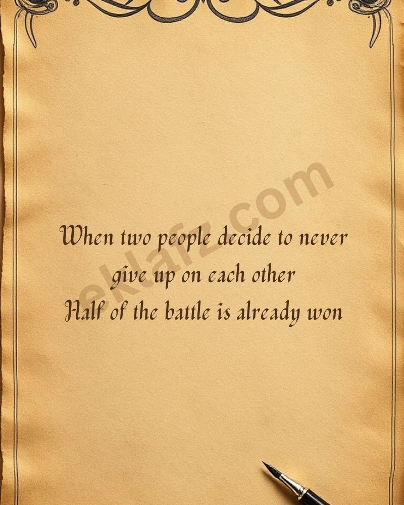 When two people decide to