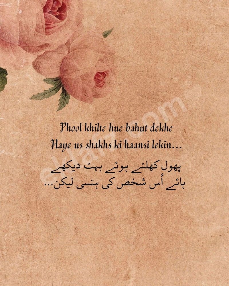 Phool khilte hue bahut dekhe