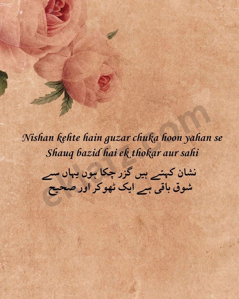 Nishan kehte hain guzar chuka hoon yahan se
