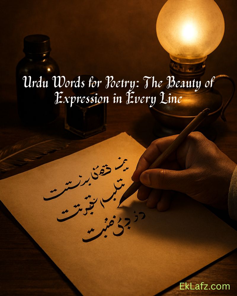 Urdu Words for Poetry