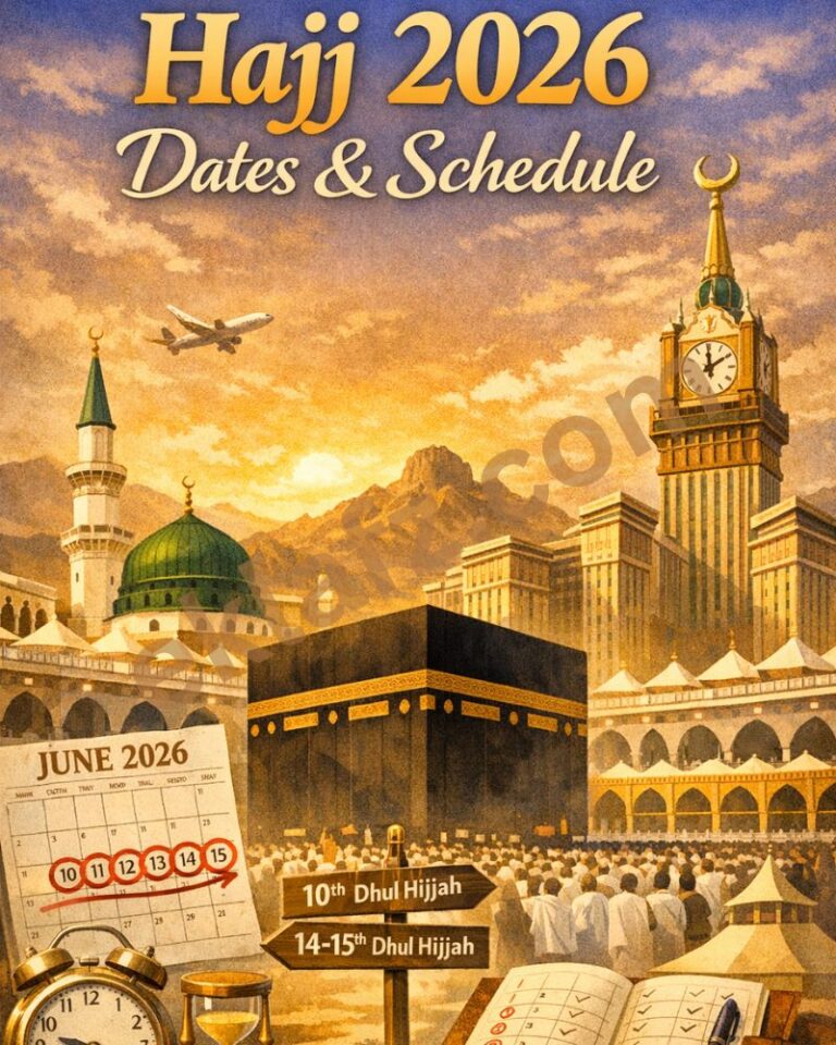 Hajj 2026 Dates